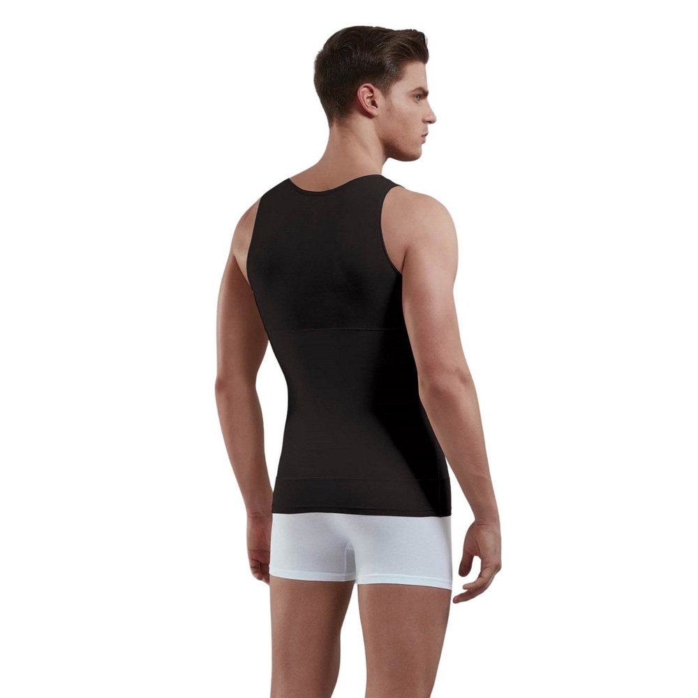 Мужская утягивающая +size майка-корсет Doreanse Shape (Размер: XXXL) (Цвет: черный)