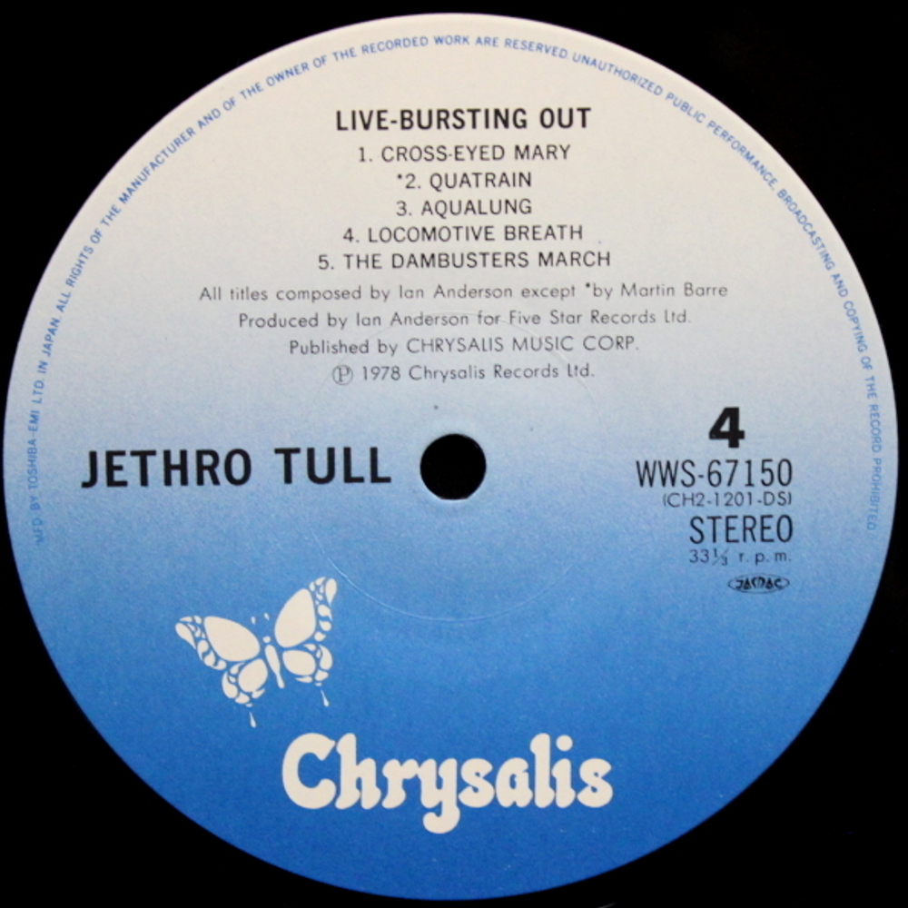 Jethro Tull / Live - Bursting Out (2LP)