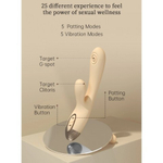 Вибратор-кролик Pada от Drywell бежевый