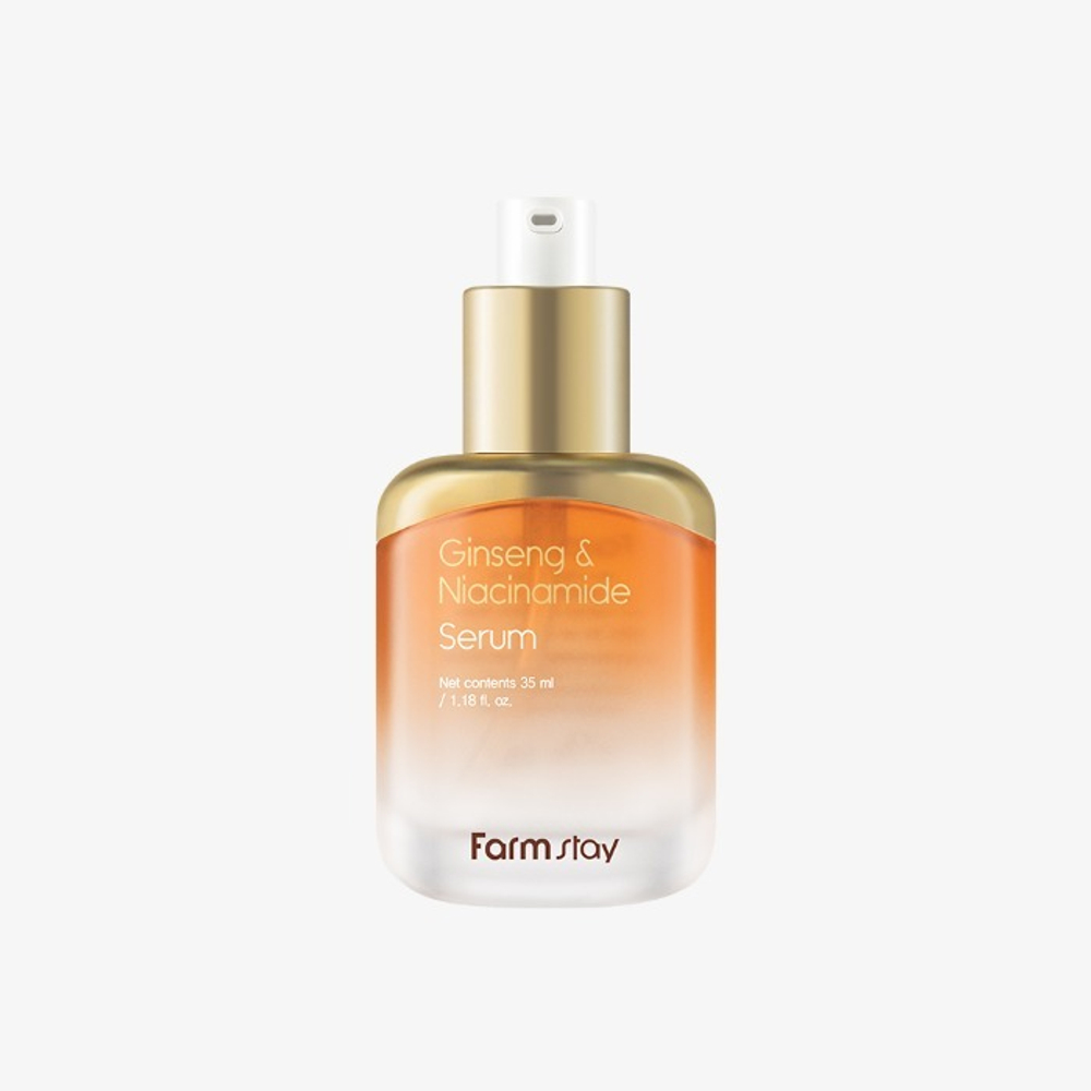 Сыворотка для лица с женьшенем и ниацинамидом FARMSTAY Ginseng Niacinamide Serum 35 мл
