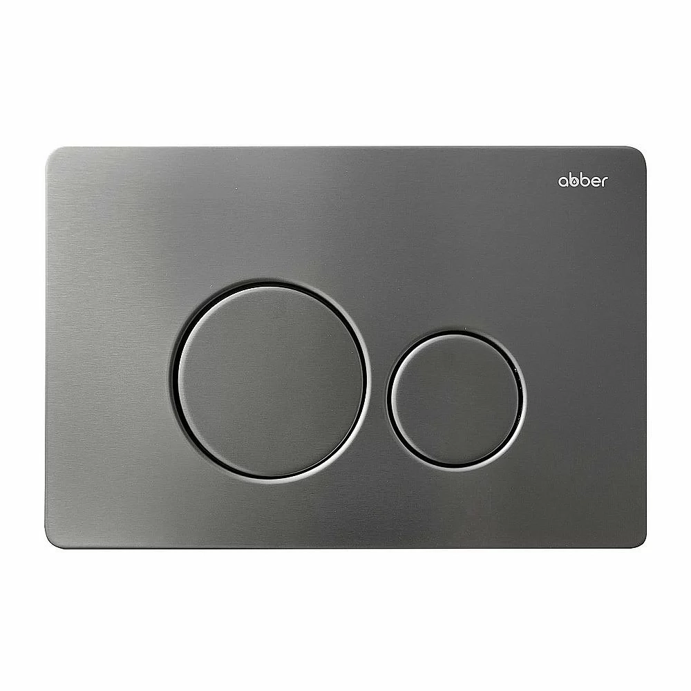 Унитаз подвесной Abber Bequem AC1100T-AC0105-AC0121NG белый, безободковый, с инсталляцией, с крышкой микролифт, слив-торнадо, с кнопкой никель