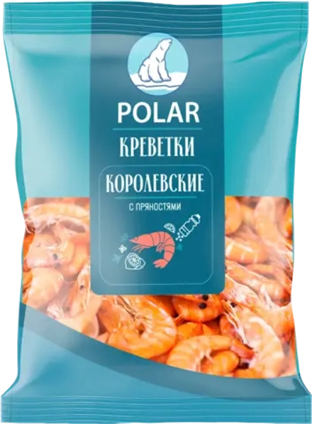 Креветка королевская 90/110 0,5 кг. Полар