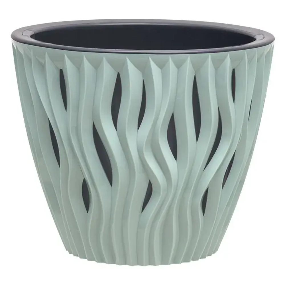 Кашпо Вдохновение (1,6л.) Цв. Нефрит (Арт. КШ-0954)