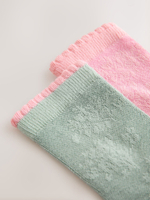 Носки хлопковые для девочки Next AU3-117, 2 шт., Розовый, Хаки