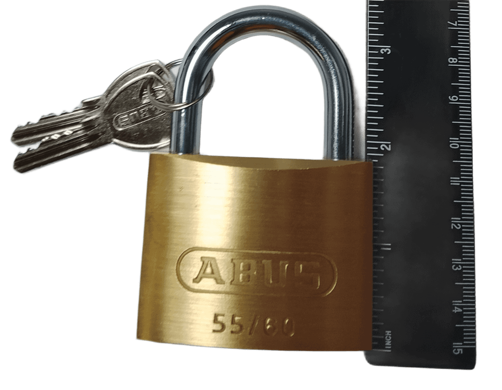 Навесной замок ABUS 55/60 латунь
