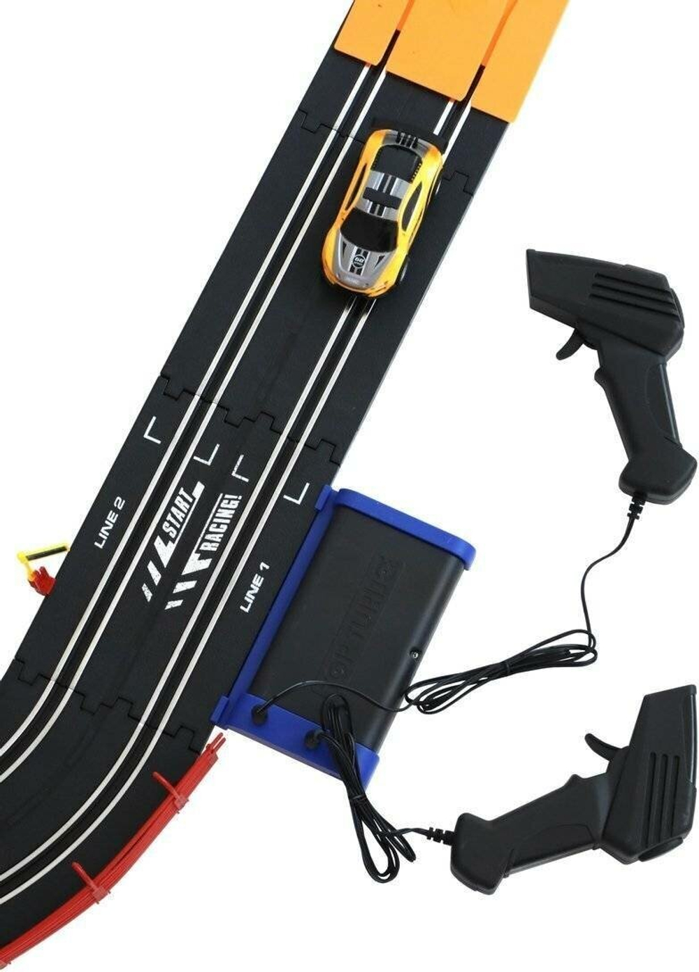 Игровой набор Автотрек, в комплекте: деталей 54шт, машина 2шт Shantou Gepai A49-9B