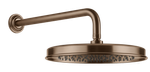 Верхний душ Gessi Venti20, настенный, Ø300 мм, цвет Copper Brushed PVD