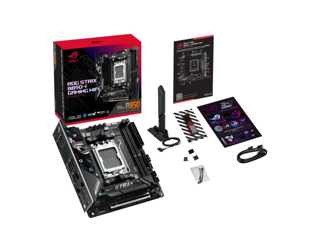 Материнская плата Asus ROG Strix B850-i Gaming Wifi, Socket AM5, AMD B850, mATX, RTL [90MB1K30-M0EAY0]