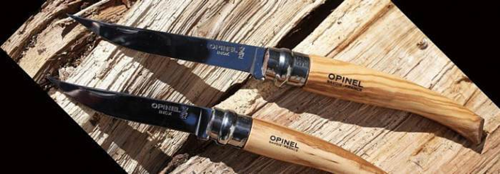 Нож Opinel Slim 08 филейный, олива