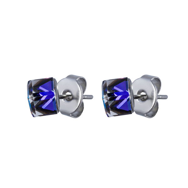 Серьги пусеты Fiore Luna Crystal Blue SWE0127/1 B S