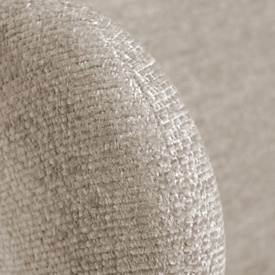 Стул Lucas 2 латте шенилл с чёрными ножками