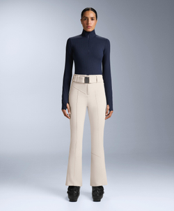 Oysho Термофутболка с застёжкой-молнией на половину длины, синий