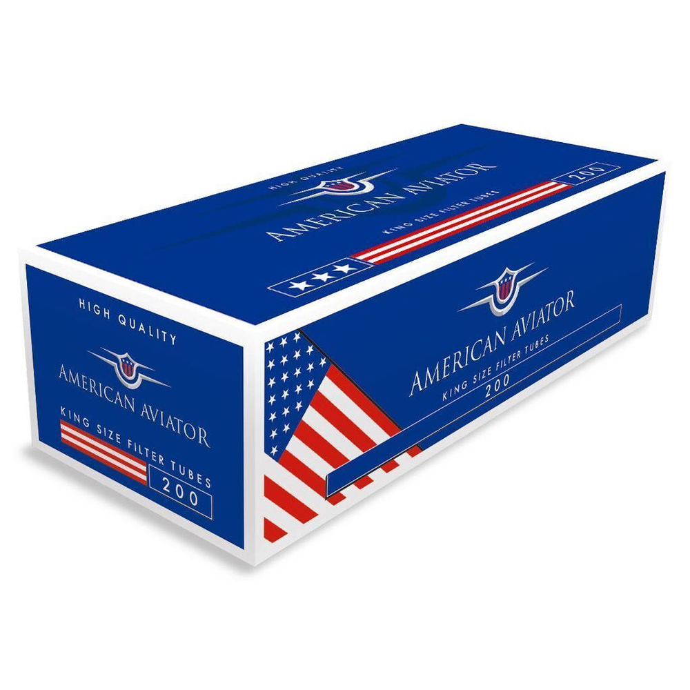 Гильзы для сигарет "American Aviator" Regular 200шт. Товар уцененный
