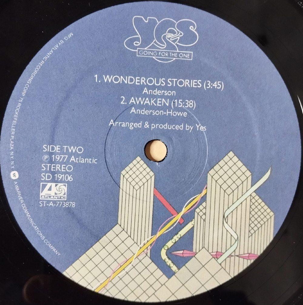 Винтажная виниловая пластинка LP Yes Going For The One (USA 1977)