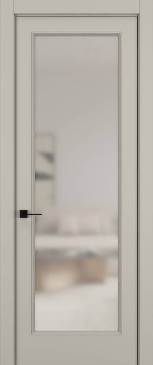 Дверь 01V ELEGANT Матовый Серый шелк