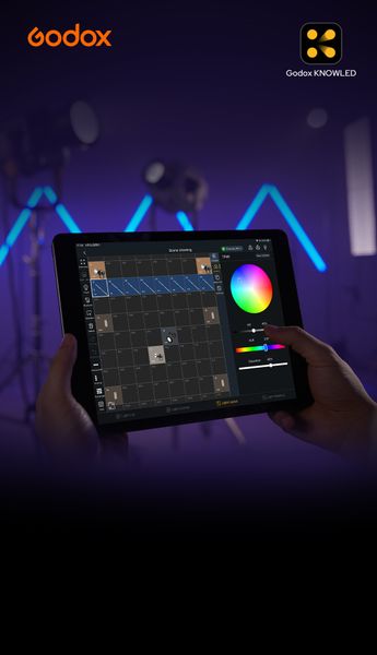 Мобильное приложение Godox KNOWLED для планшета