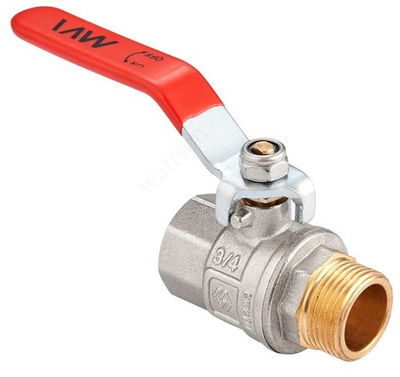 Кран шаровый 1 1/2" Вн./Нар. Premium прямой ручка MVI