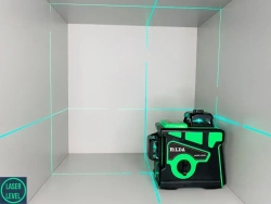 Лазерный уровень/нивелир HilDA 3D 12 линий, single зеленый луч Хилда