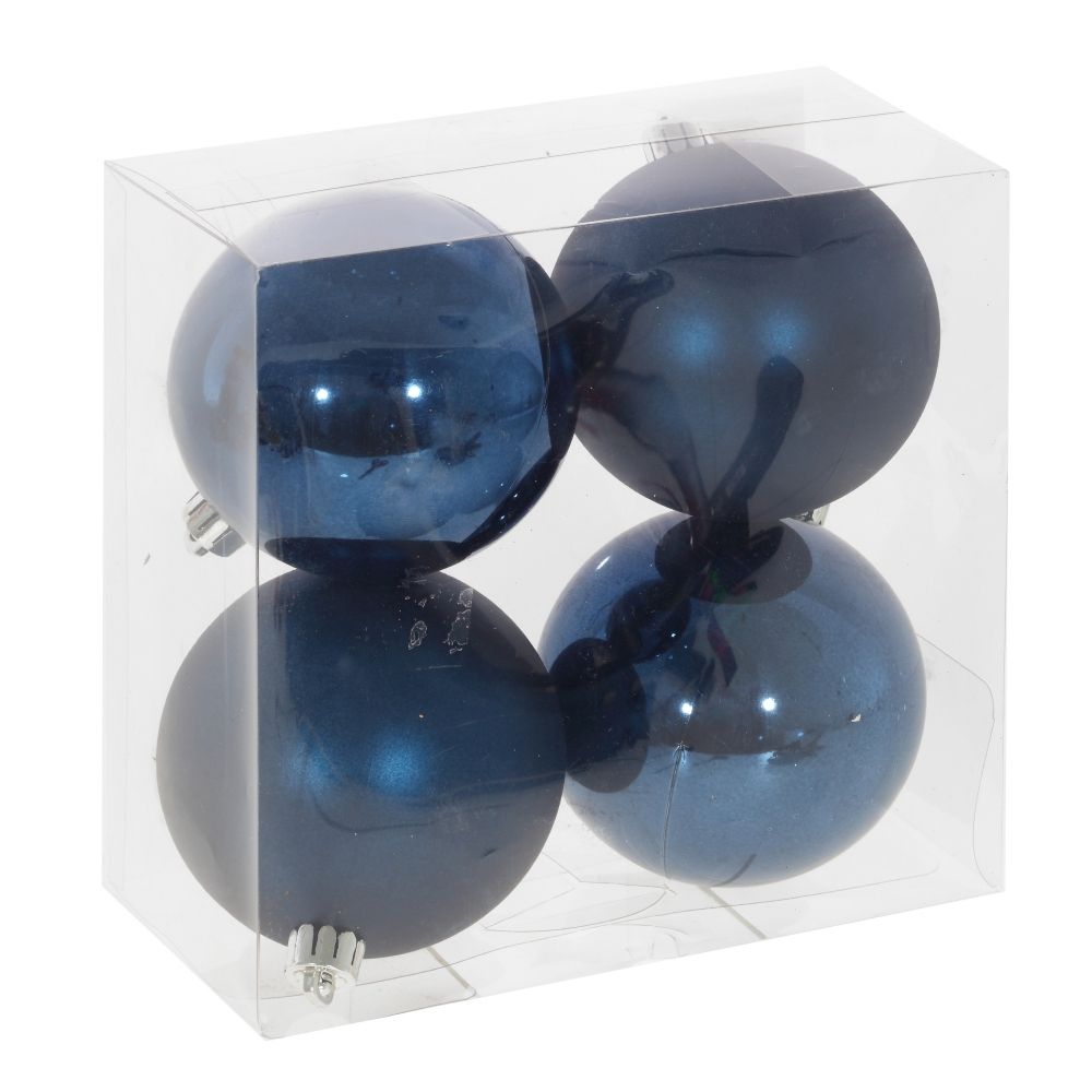 GAEM Набор из 4шт Украшение новогоднее "Шар", D 8 см, L16 W8 H16 см