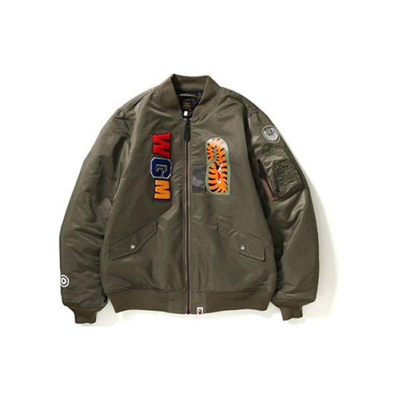 A BATHING APE Shark Ma-1 Jacket WGM