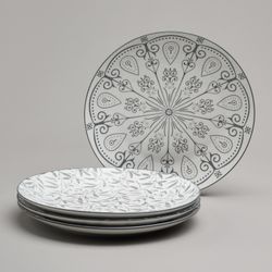 НАБОР ТАРЕЛОК ЗАКУСОЧНЫХ BRONCO "DREAMS" ИЗ 32 ШТ. ДИАМЕТР=20,5 СМ