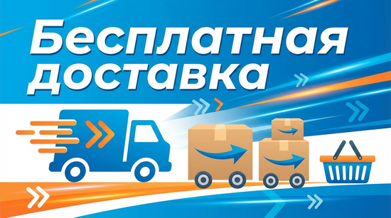 Бесплатная доставка до 31.12.2019