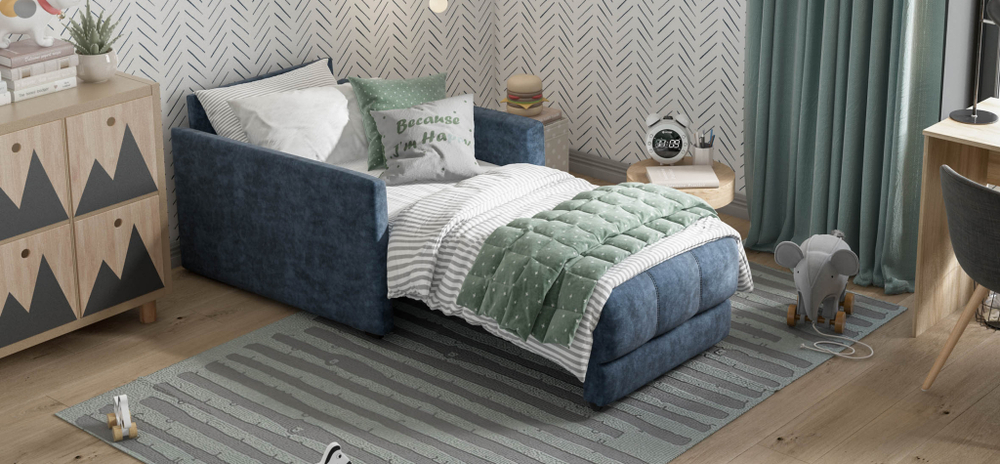 Босс Лофт кресло-кровать Велюр Роял синий