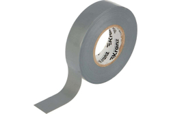 Профессиональная изолента ПВХ KRANZ 0,18х19 мм, 20 м, серая KR-09-2808