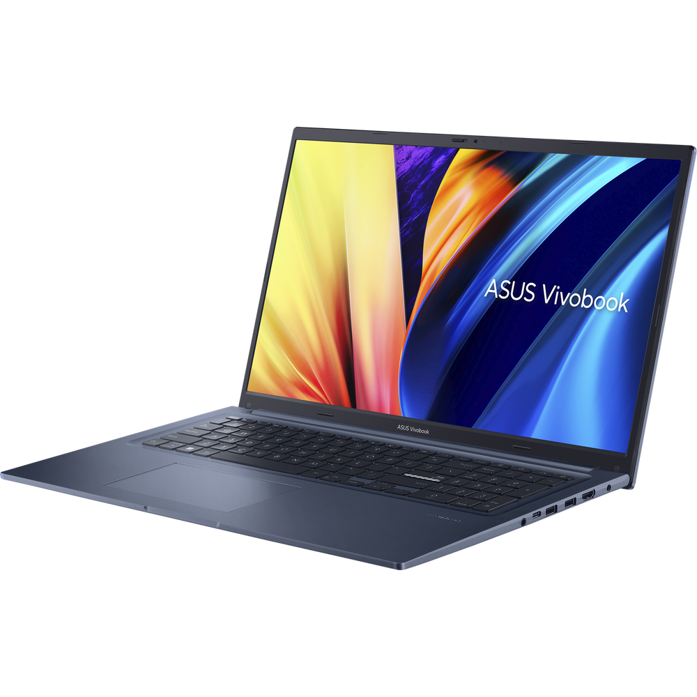 Ноутбук ASUS Vivobook 17 X1702ZA-BX118 Intel i5-1240P/16G/1T SSD/17,3&amp;quot; HD+(1600x900)/Intel Iris Xe/No OS Синий, 90NB0WZ2-M004T0