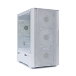 Корпус BaseTech eXtreme GFX-06, Без БП, mATX, белый, 4xFRGB FAN, 2xUSB2, 1xUSB3, бок: закалённое стекло (BT-GFX-06W-MESH-4F-RGB)