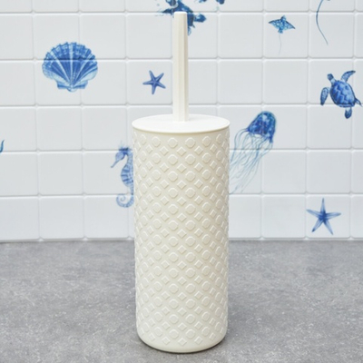 Ерш для туалета с подставкой"Stockholm", молочный туман