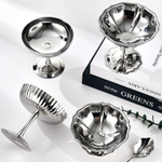 Металлическая креманка из нержавеющей стали