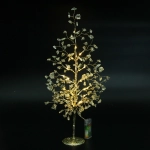 Дерево декоративное «Хрустальный закат» 50 см (работает от батареек), Прозрачный (свечение- Теплый белый)