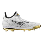 Low Top Upper Height Baseball Shoes Men"s White Gold