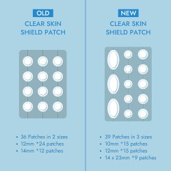 By Wishtrend Патчи противовоспалительные от прыщей - Clear skin shield patch, 39шт