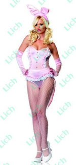 Костюм - розовый кролик