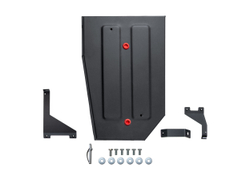 Защита топливного бака АвтоБроня для Exeed RX РКПП 4WD 2023-н.в., сталь 1.5 мм, рынок РФ, с крепежом, штампованная, 111.00962.1