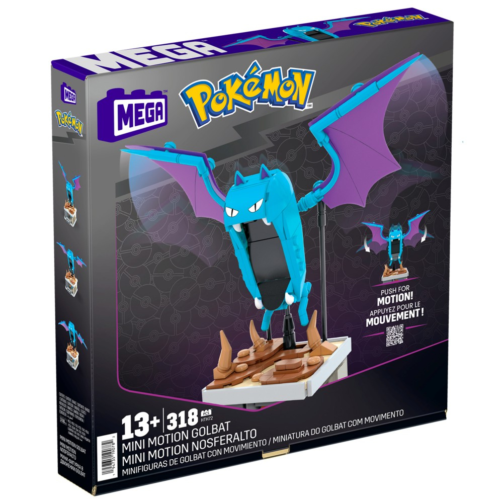 MEGA Pokemon - Коллекционный Голбат для сборки Конструктор 318 дет. HTH72