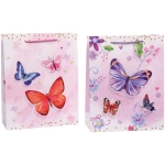 Пакет подарочный «Бабочки» 26*32*10 см, микс