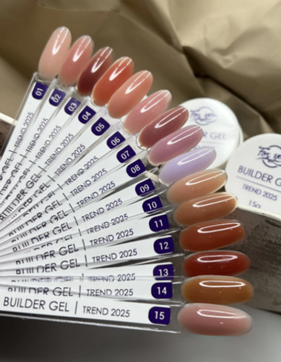 FOR YOU Гель для наращивания ногтей и моделирования 15 гр набо 15 шт