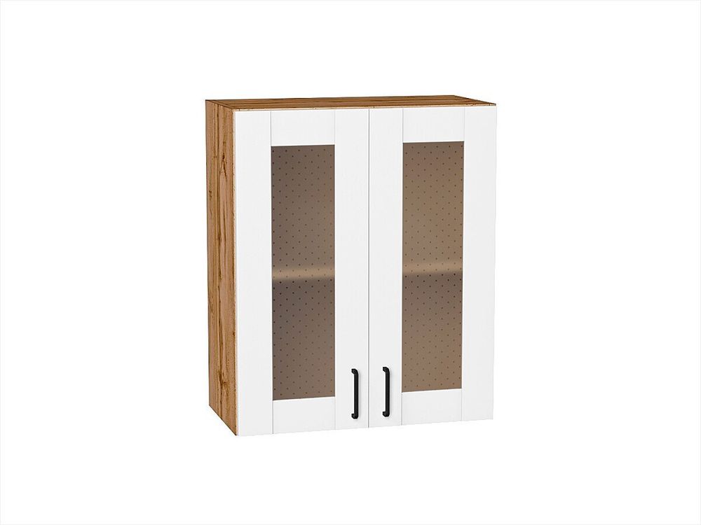 Шкаф верхний с 2-мя остекленными дверцами Лофт