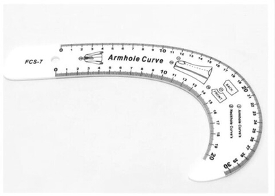 Лекало портновское FCS-7, 25х5х0,4 см