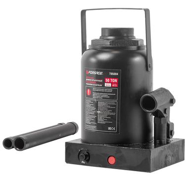 Домкрат бутылочный 50т с клапаном (h min 260мм, h max 415мм) Forsage F-T95004