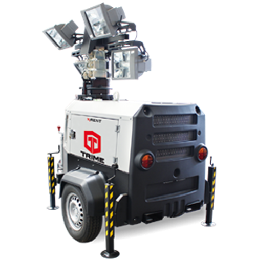 Мобильная мачта освещения TRIME X-Rent 4x1000W MH - 9M металлогалоген