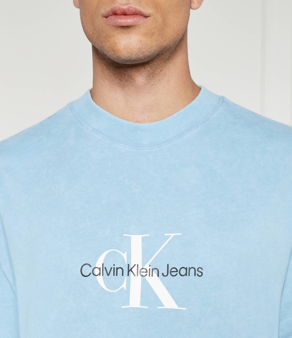Футболка ARCHIVAL MONOLOGO CALVIN KLEIN JEANS - голубой(J30J325427)