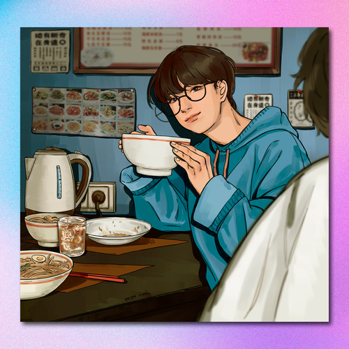 Арт принт / pepe roni / STRAY KIDS / Сынмин