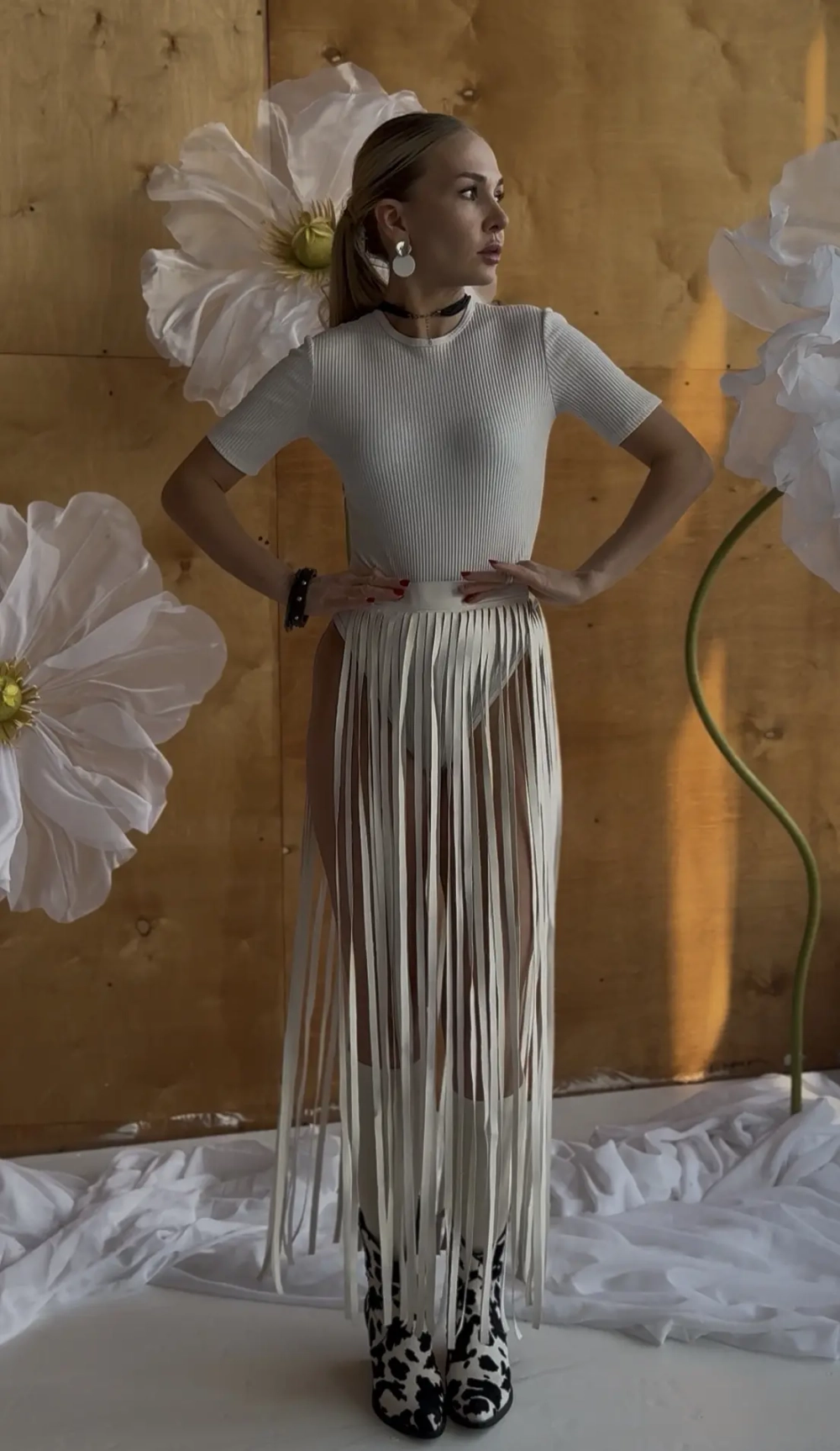 Пояс-бахрома