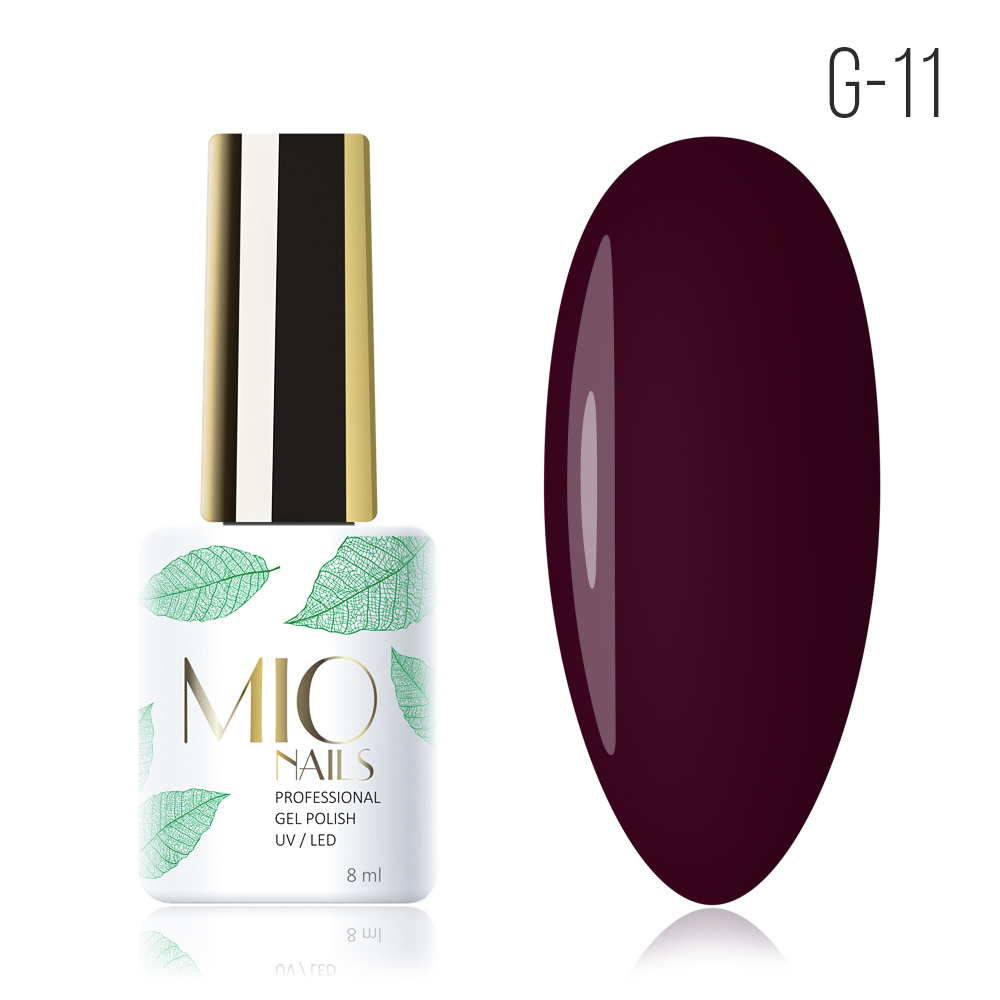 Гель-лак MIO NAILS G-11. Баклажан, 8мл.