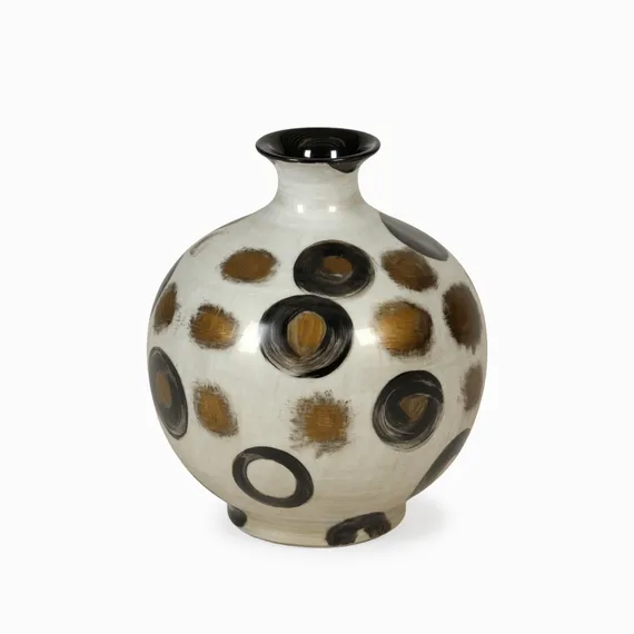 Ваза Flaviana высота 30 см, коричневый, чёрный, бежевый