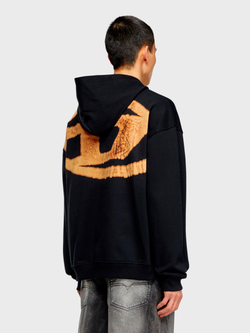 Худи Diesel S-Boxt Large Oval Black
